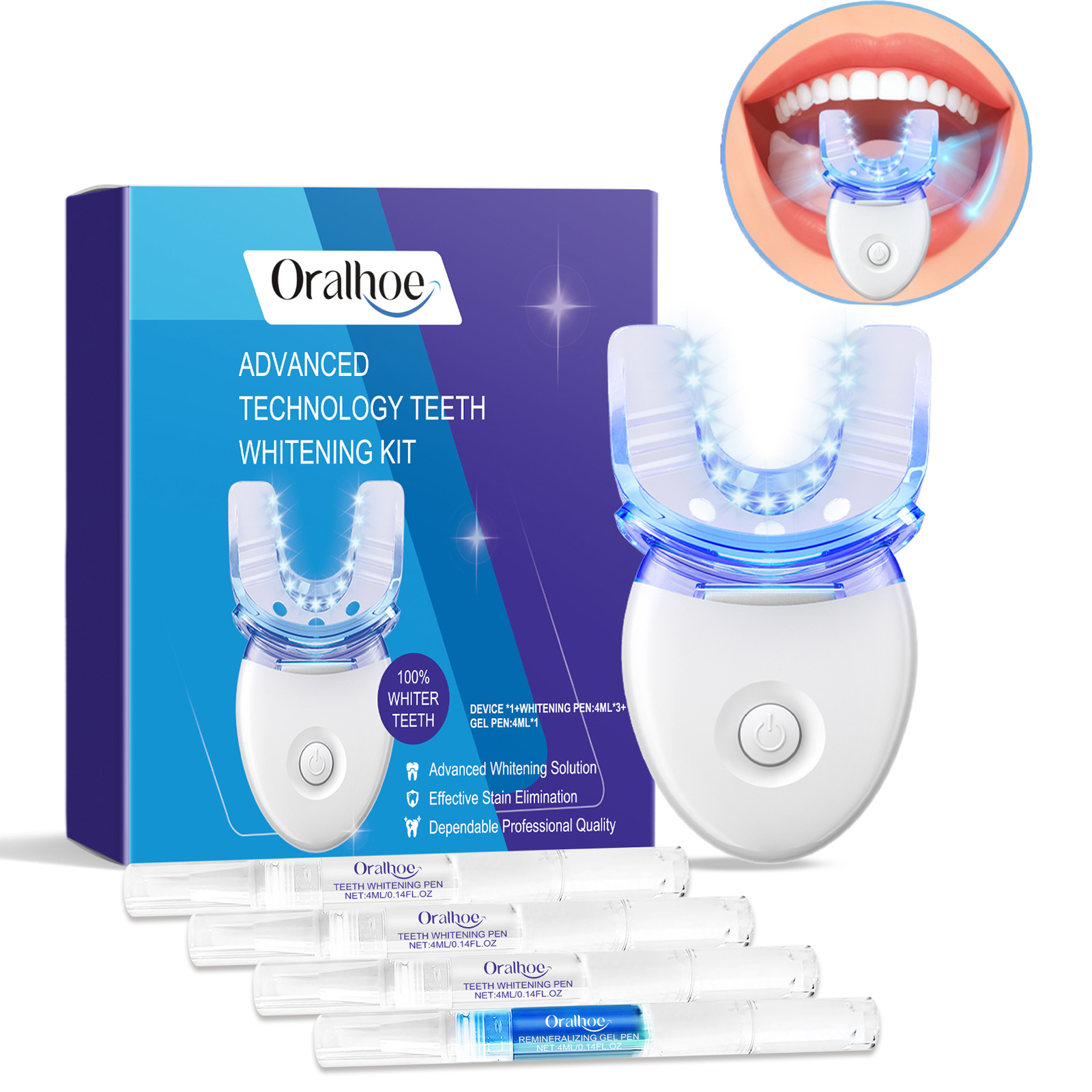 Teeth Whitening Near Me - Kit Lampu LED Pemutih Gigi Profesional