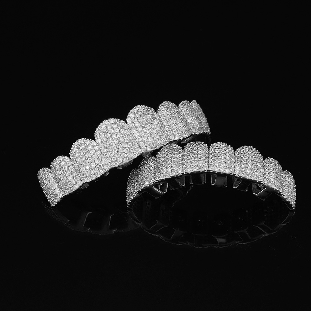 Grillz Gigi Lapis Perak Full I - Teeth Whitening Moulds ulasan dan harga
