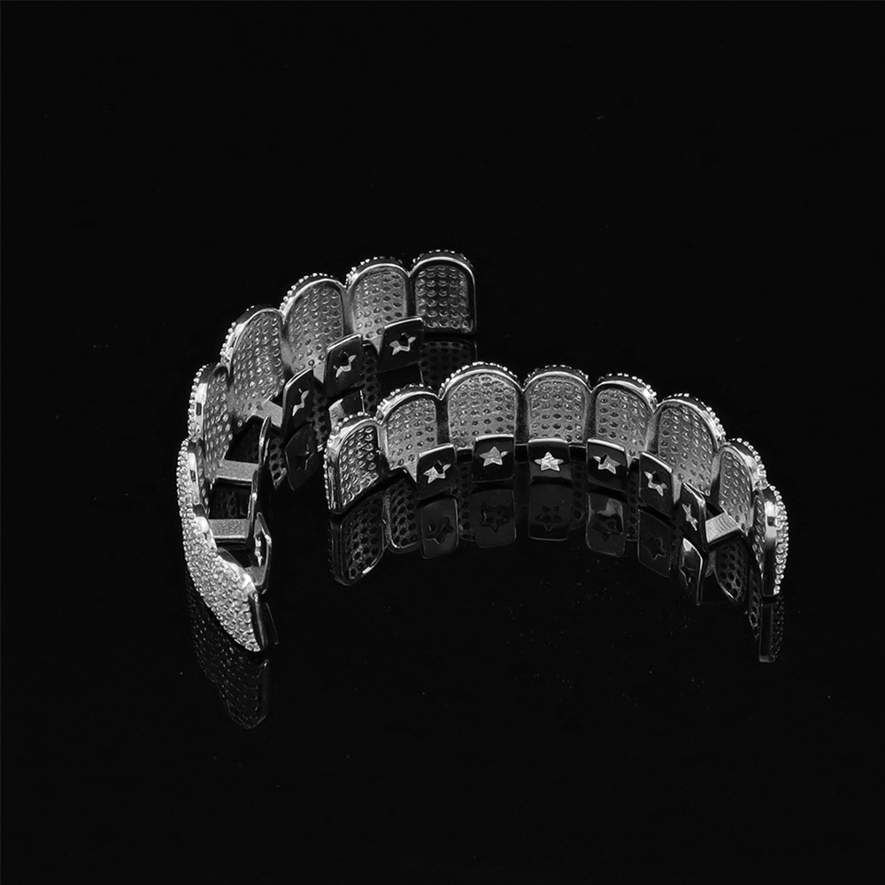 Grillz Gigi Lapis Perak Full I - Teeth Whitening Moulds ulasan dan harga