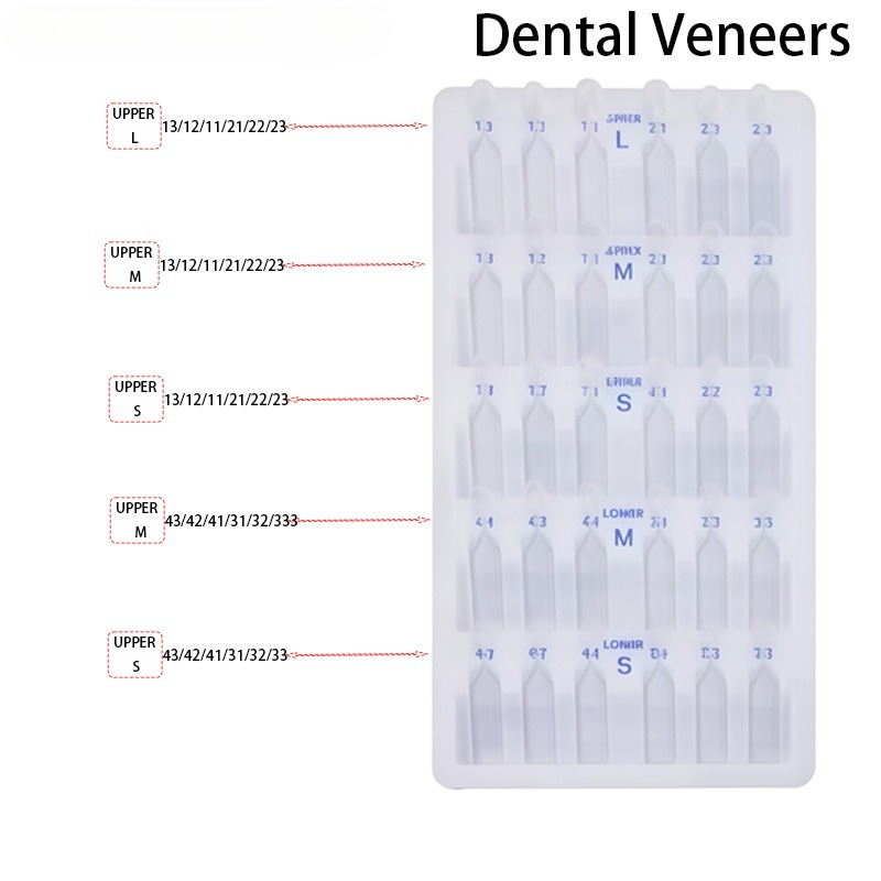 1 Set Kit Cetakan Veneer Gigi, - Teeth Whitening Moulds ulasan dan harga