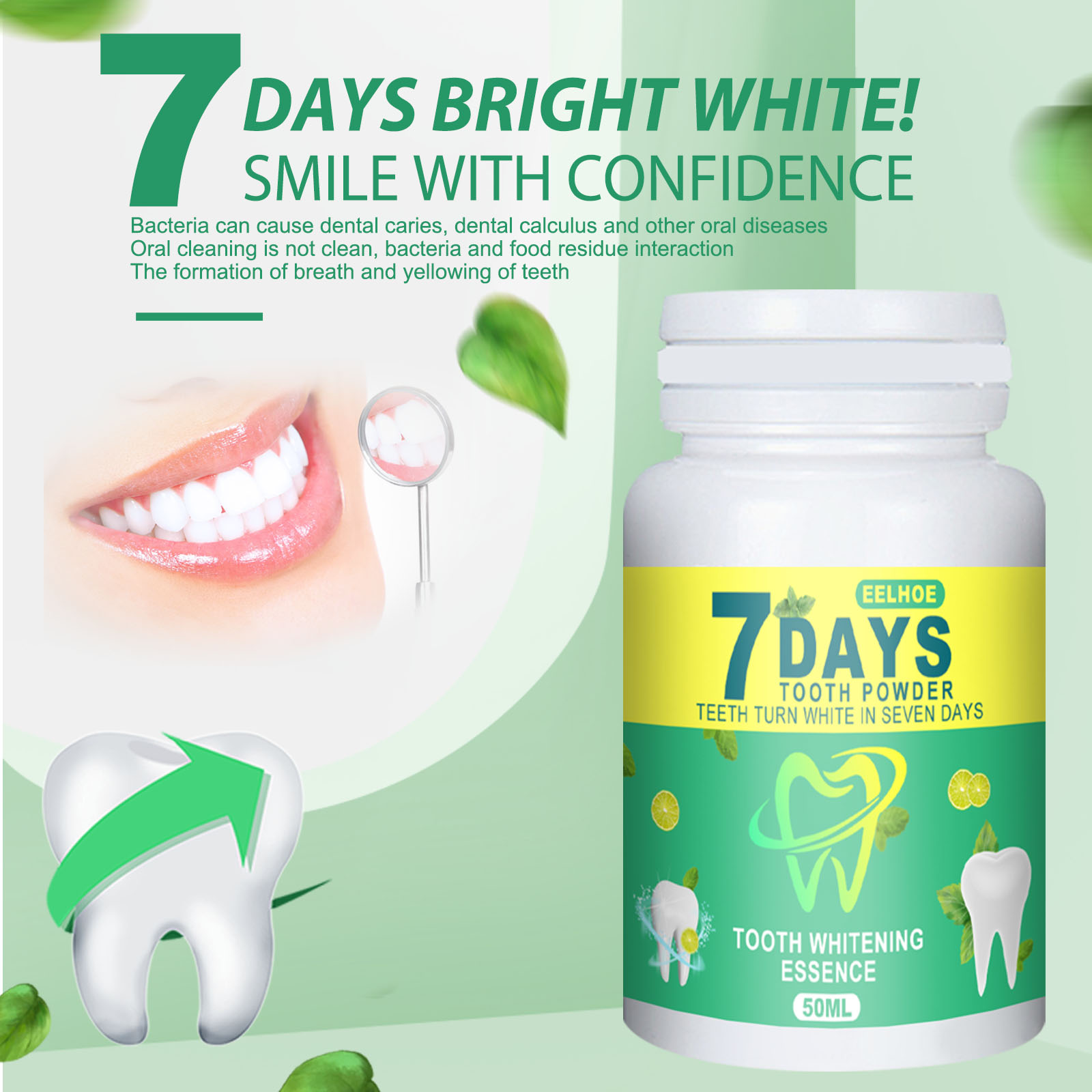 5 Hari Bubuk Pemutih Gigi Meng - Teeth Whitening Near Me ulasan dan harga