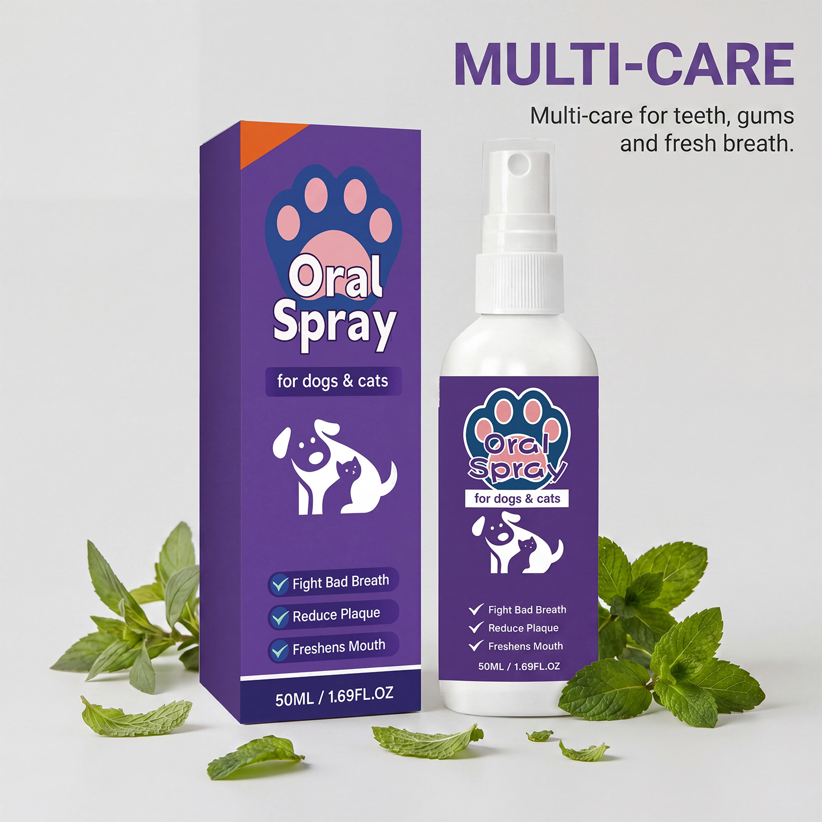 Semprotan Oral Hewan Peliharaa - Teeth Whitening Mouthwash ulasan dan harga