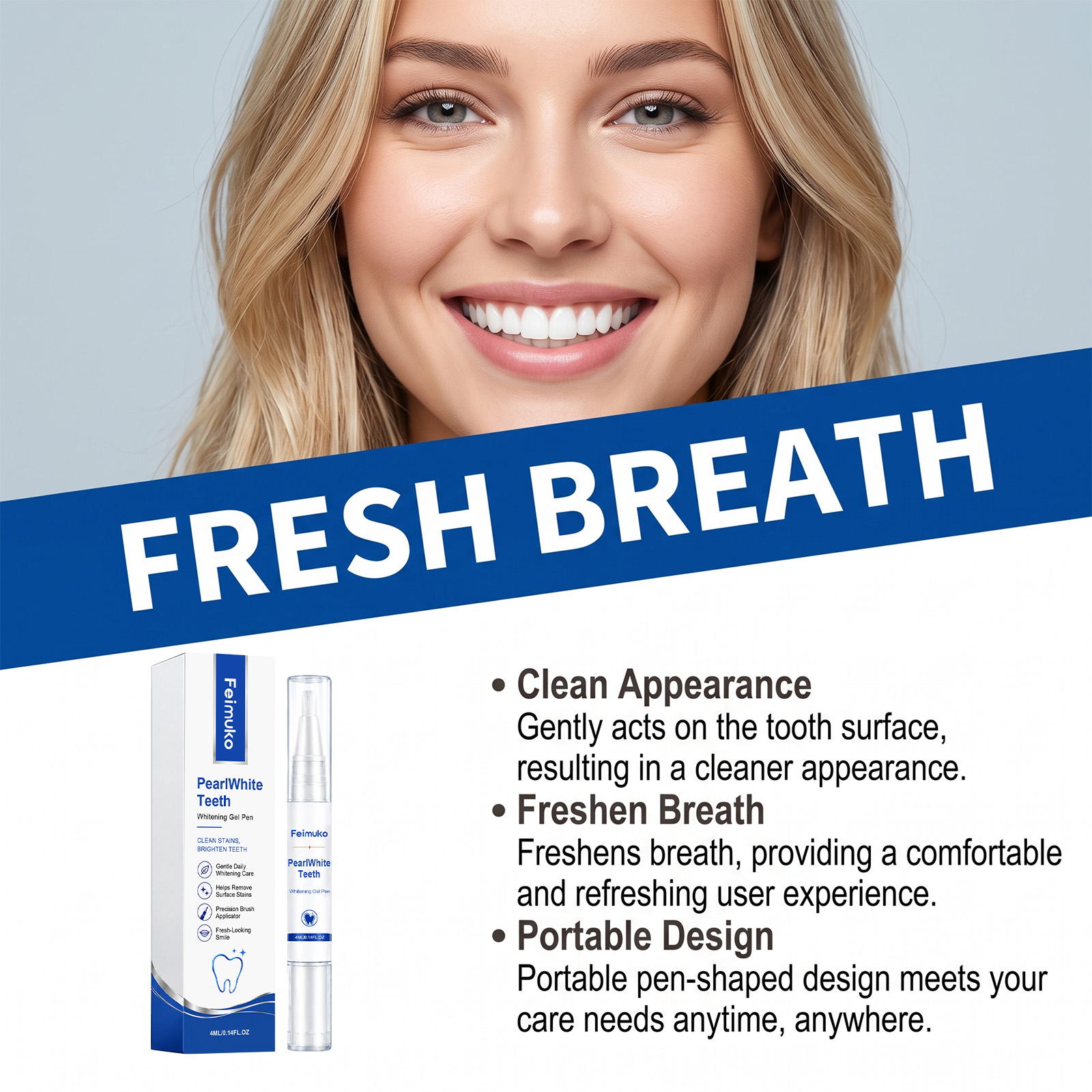 Pena Gel Pemutih Gigi Portabel - Teeth Whitening Near Me ulasan dan harga